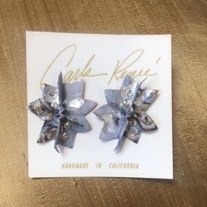 Vintage Carla Renee Handmade in California Pierced Earrings